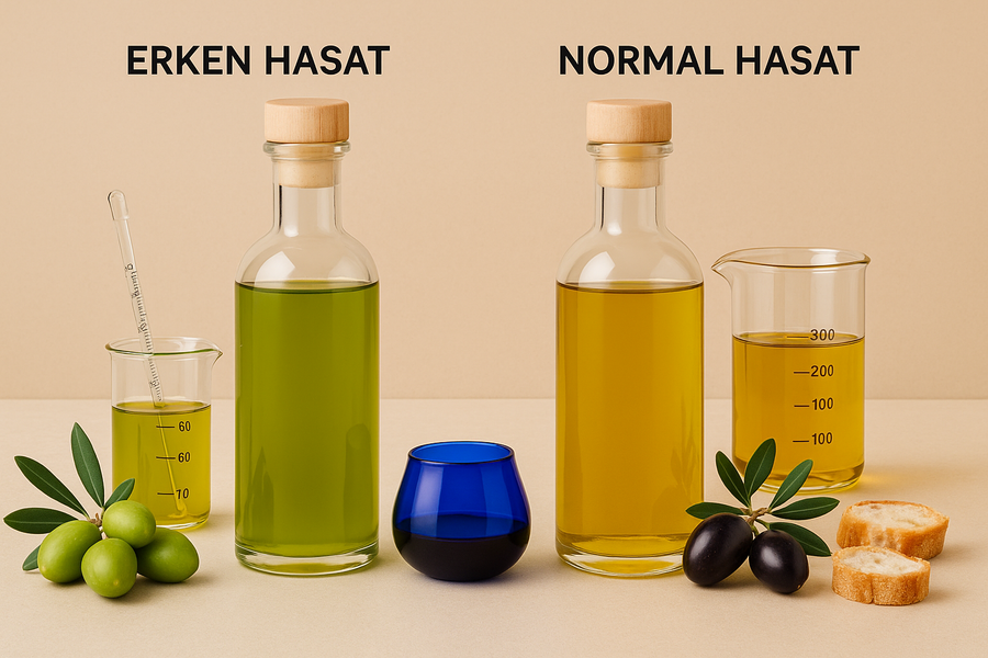 Erken Hasat Zeytinyağı ile Olgun Hasat Arasındaki Farklar