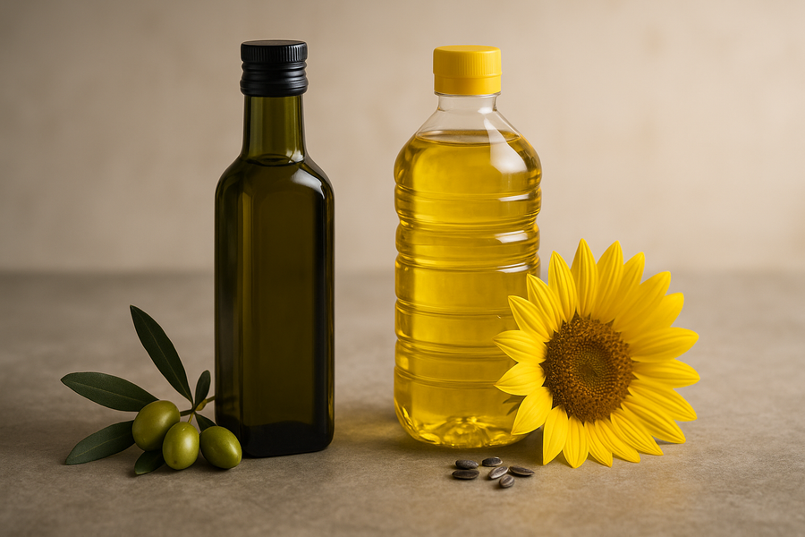 Zeytinyağı mı Ayçiçek Yağı mı? Sağlık, Lezzet ve Kullanım Alanlarıyla Kapsamlı Karşılaştırma